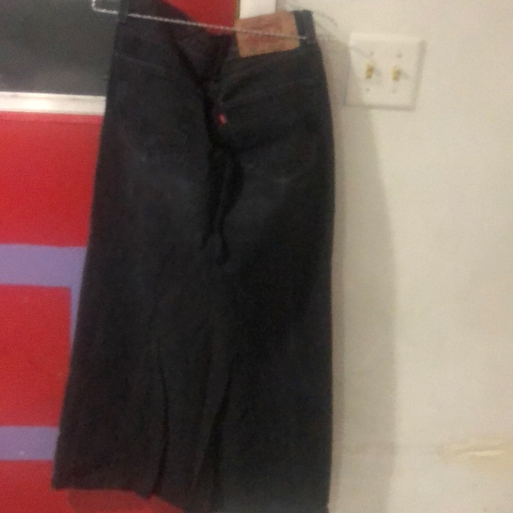 Black Levi maxi skirt